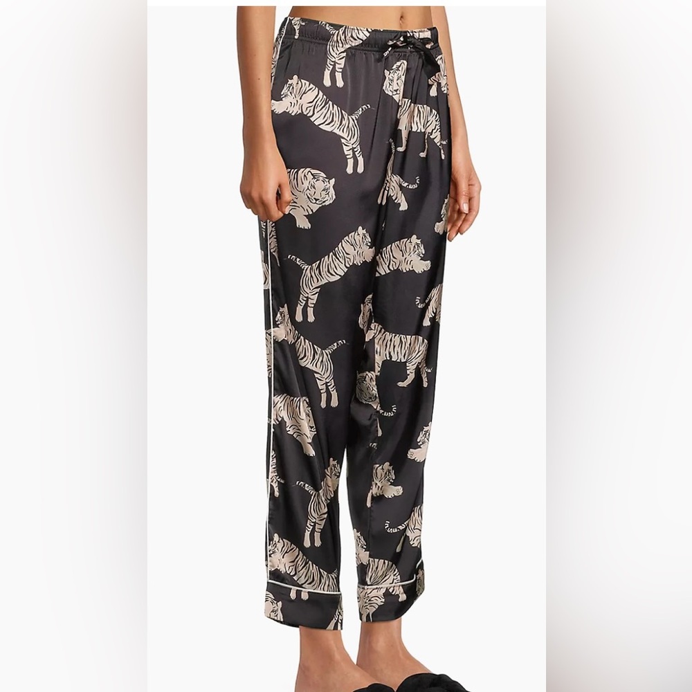 Black and White Zebra Print Pajama Pants